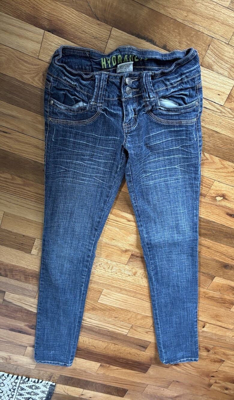 Hydraulic Jeans Nikki Extreme Slim 1/2 (26 X 32) Women's Denim Medium Wash